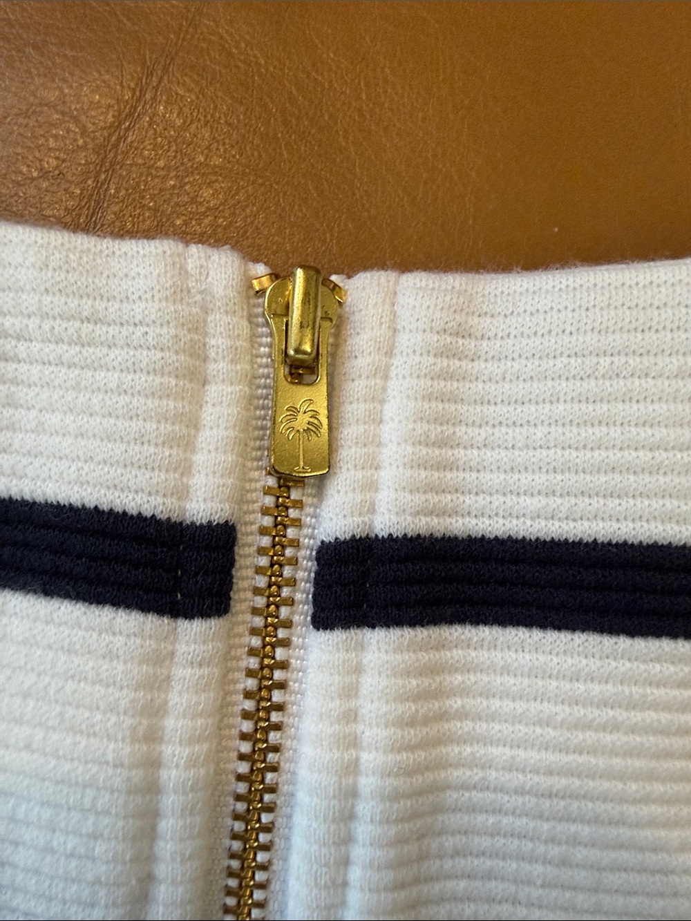 Lilly Pulitzer Charlene 3/4 Sleeve Knit Shift Dress Sz XS Navy Blue White Stripe - Picture 5 of 8